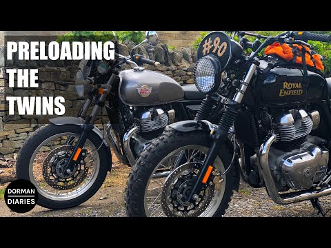 Royal Enfield Interceptor 650 - Custom Fork Preload Modification - How To and Review!
