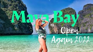 MAYA BAY is OPEN again January 2022 | Phi Phi Island | Thailand Travel  th