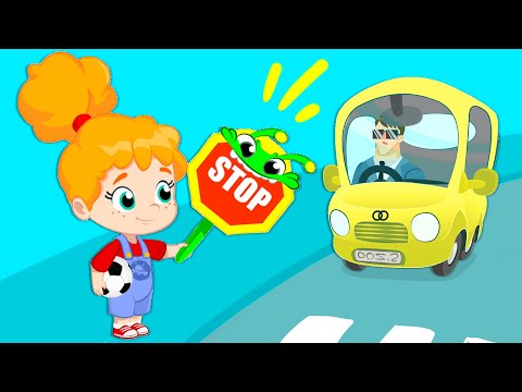 Groovy el Marciano | Aprende las señales de tráfico básicas: el semáforo | Seguridad vial para niño
