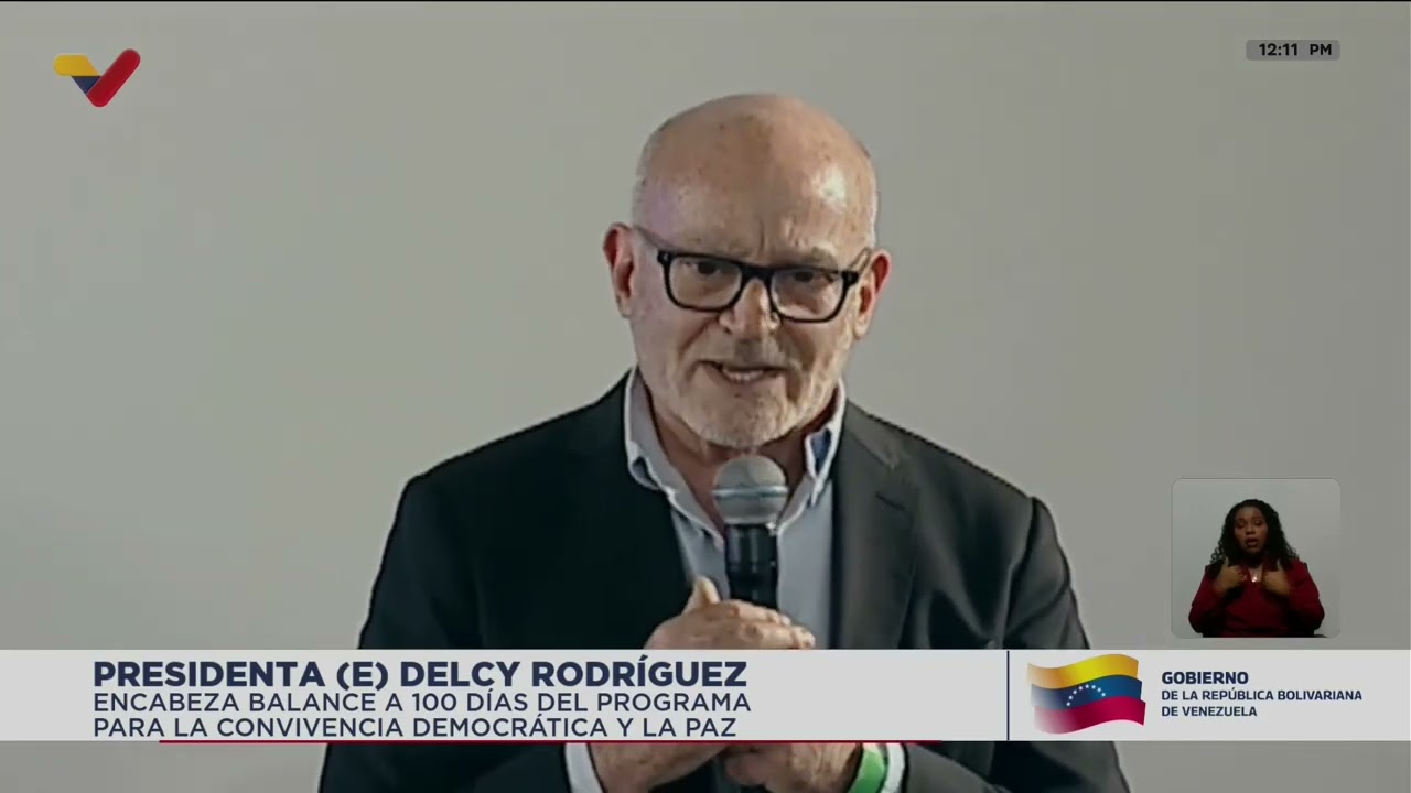 Delcy Rodríguez, Balance por 100 días del Programa para la Convivencia Democrática y la Paz