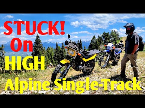 TW200 Adventure Ride su un single track alpino estremo!