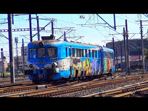 Automotor MALAXA Railcar 1000 Old DMU-Arad-Curtici-România-2019