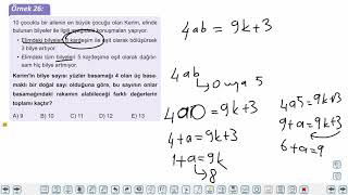 Eğitim Vadisi TYT Matematik 7.Föy Bölünebilme Kuralları ve Periyodik Problemler (2) Konu Anlatım Videoları
