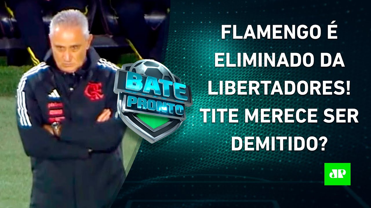 FIM DA LINHA PARA TITE? Flamengo é ELIMINADO da Libertadores, e PRESSÃO CHEGA AO ÁPICE | BATE-PRONTO