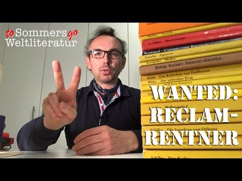 Schickt mir eure Reclam-Rentner!