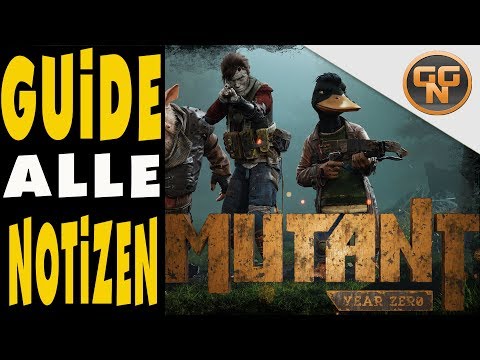 Mutant Year Zero Guide: Alle 25 Notizen Fundorte / Location Guide