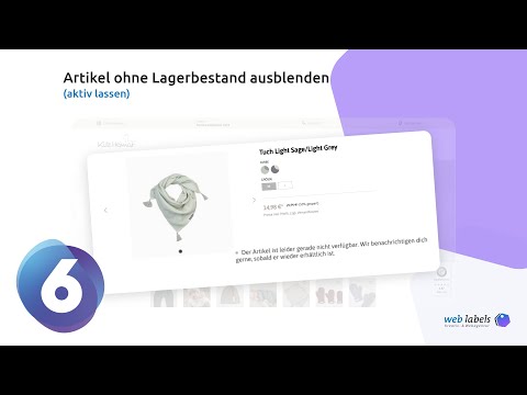 Shopware 6 Plugin: Artikel ohne Lagerbestand ausblenden - aktiv lassen | Web Labels