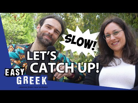 A Friendly Chat in Slow Greek | Super Easy Greek 70