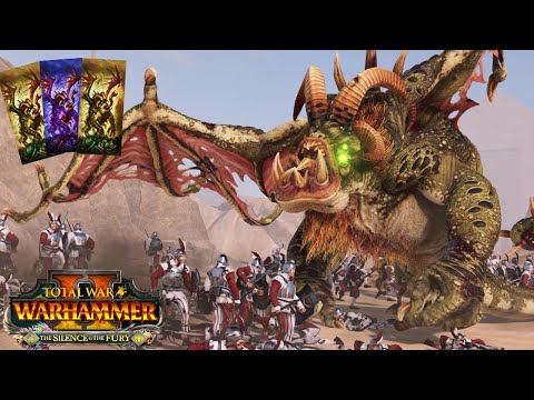 Jabberslythe Doomstacks are Hilarious - The Silence and the Fury DLC - Total War Warhammer 2