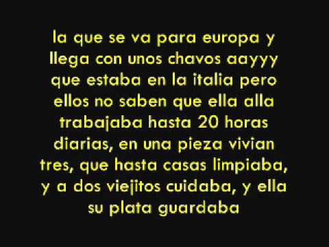 La Tusa - Integracion Casanova - Letra