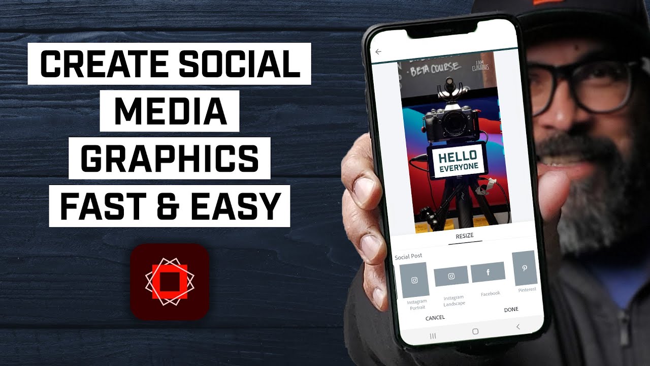 How to Create Social Media Posts from One Design | Adobe Spark Post