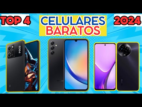 ✅ Top 4 Celulares Baratos em 2024 | Melhores Celulares