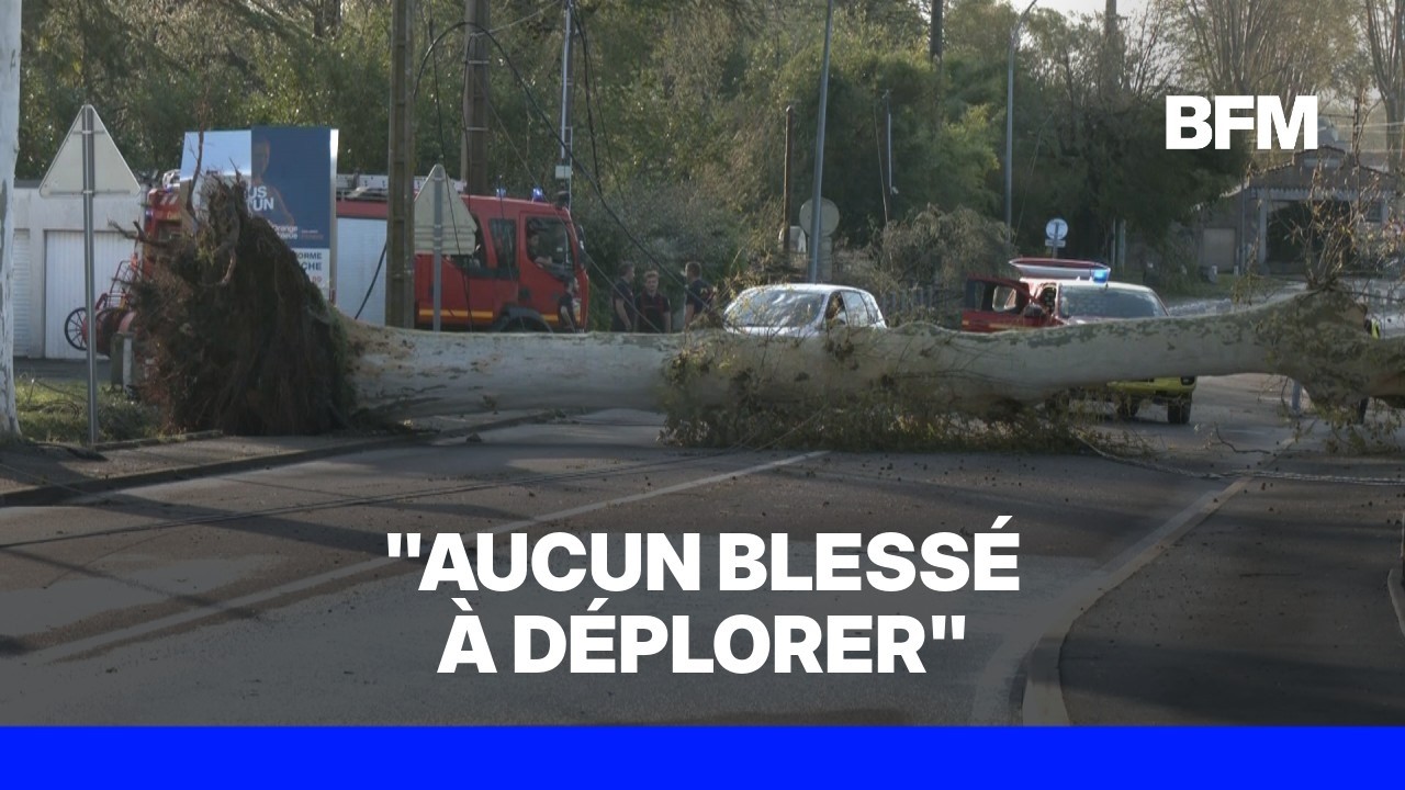 Orages: 18 départements en vigilance orange et de lourds dégâts dans les Landes