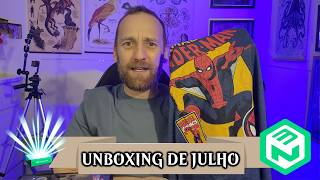 Unboxing de Julho do Nerd Ao Cubo