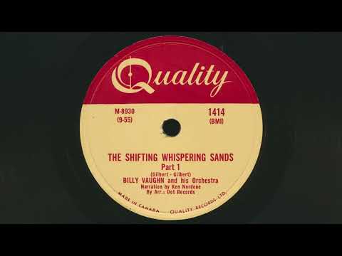 1955 BILLY VAUGHN The Shifting Whispering Sands Parts 1 & 2 KEN NORDENE narration - 78 RPM Record