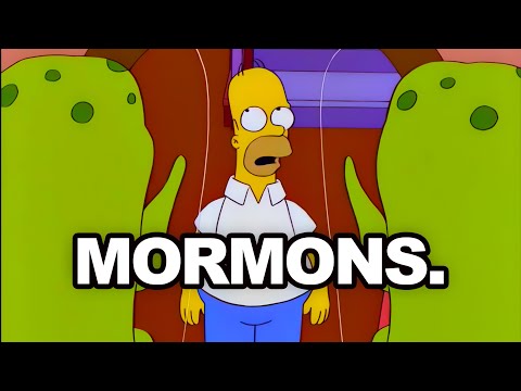 The Simpsons making fun of Mormons