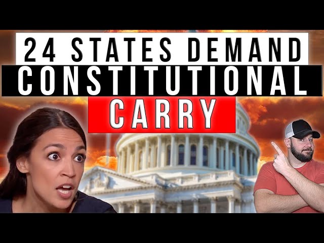 HAPPENING NOW: 24 States DEMAND Congress Pass Constitutional Carry Reciprocity... More Of This NOW
