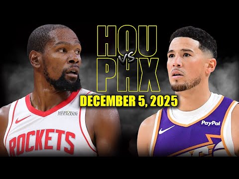 Houston Rockets vs Phoenix Suns Full Game Highlights – December 5, 2025 | NBA Season
