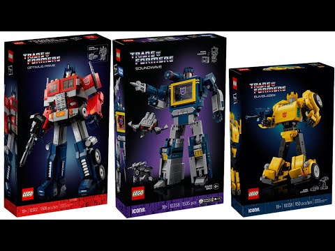 All LEGO Transformers sets 2022 - 2025 Compilation/Collection Speed Build