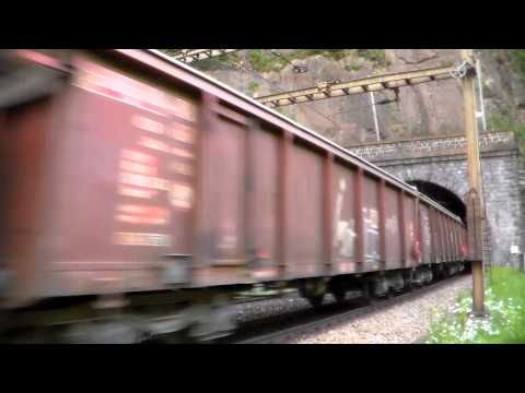 LINEA DEL GOTTARDO : DOPPIA TRAZIONE DELLE DB. CON CARRI MERCI FS. 1 - 6 - 2014.