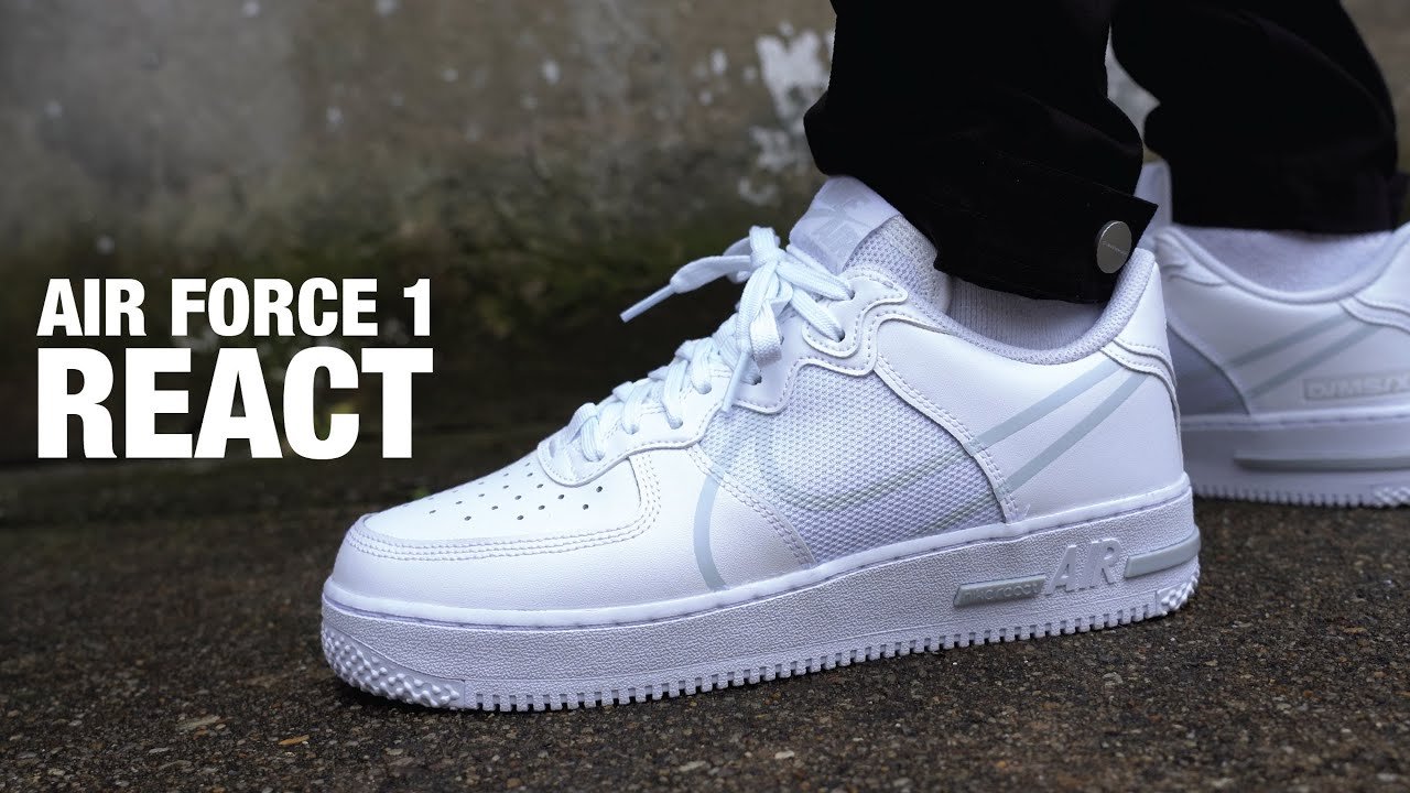 Nike AIR FORCE 1 Low REACT REVIEW & ON FEET