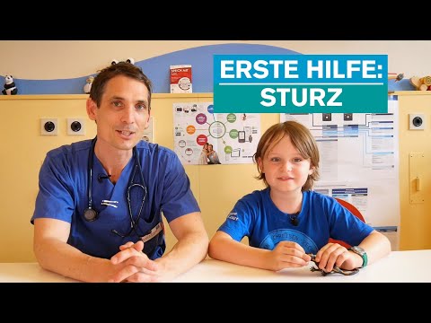 Erste Hilfe für Kinder erklärt: Sturz