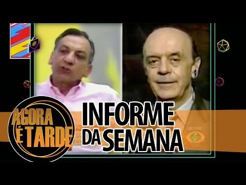 Informe da semana - Programa Agora é Tarde - 20/05/2014