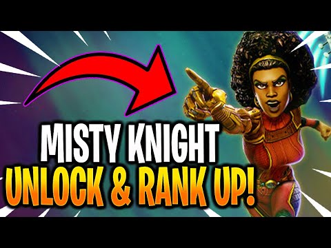 *NEW* MISTY KNIGHT UNLOCK & RANK UP! - MARVEL Strike Force - MSF