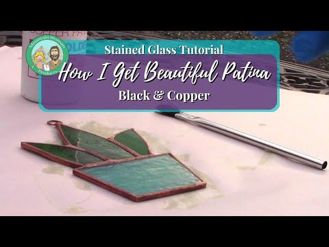 Black & Copper Patina for Stained Glass: The Easy Way to Get Rich Deep Color