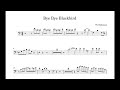 Bye Bye Blackbird - Vic Dickenson trombone solo transcription