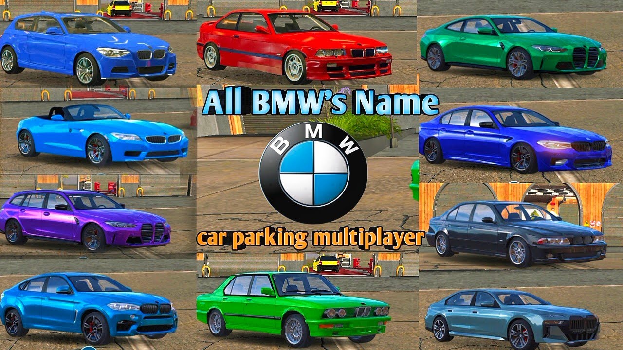 All BMW Cars in Car Parking Multiplayer 🚗🔥 | Complete List 2025