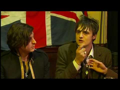 Pete Doherty and Carl Barat onstage as Libertines reunite