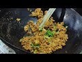 Indian Street Food Anda Rice Anda Bhurji Anda Recipe