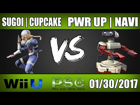Sugoi Cupcake (Sheik) vs PowerUp | Navi (ROB) - Wii U Winners Round 2 - S4M