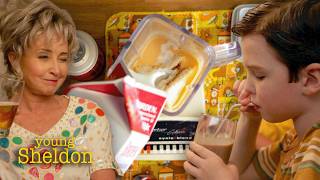 Putting All of Sheldon’s Meals Through the Blender | Young Sheldon