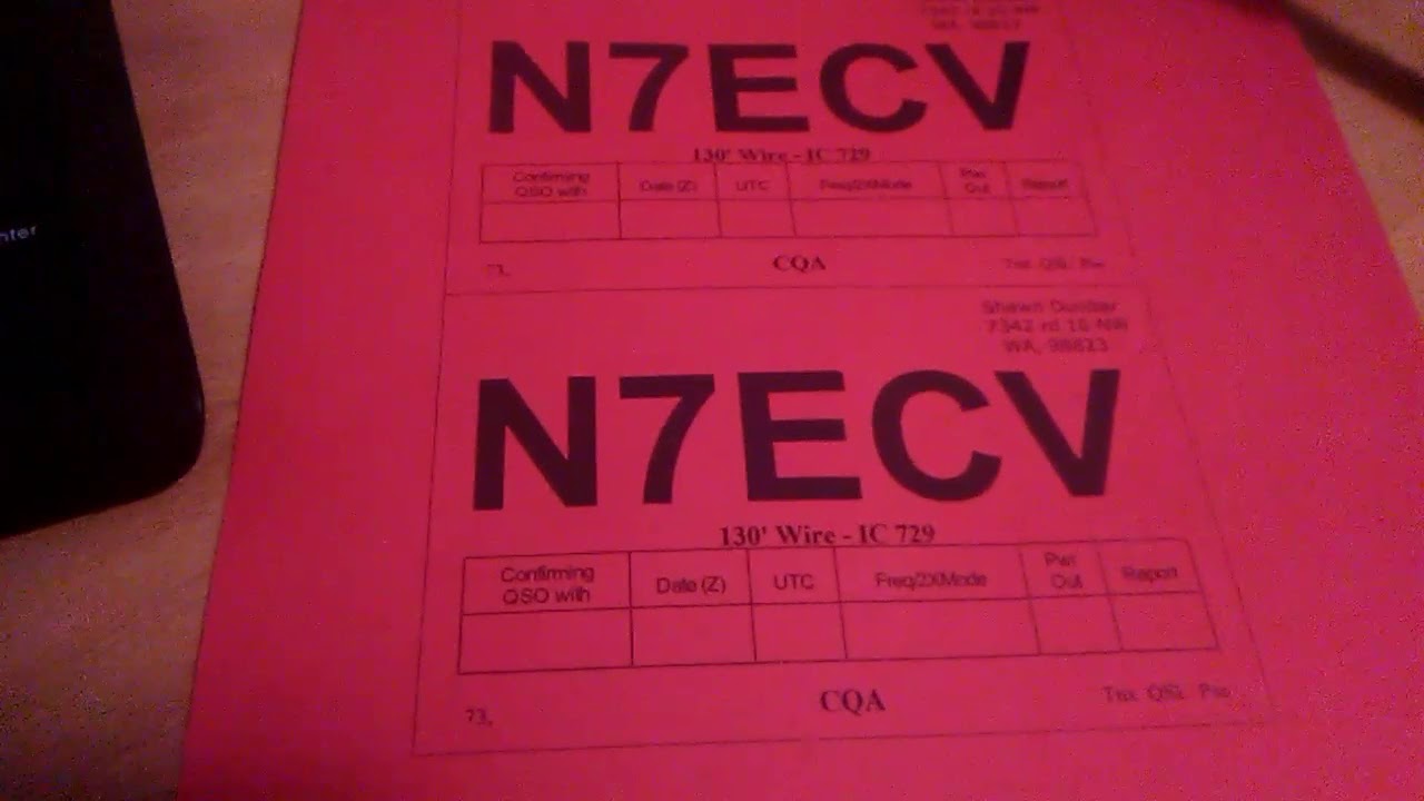 QSL Maker new shack tool