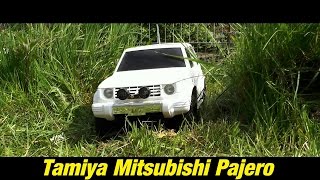 preview picture of video 'Tamiya Mitsubishi Pajero [CC-01] on a small offroad course'
