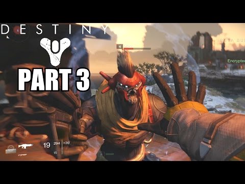 Destiny Beta PS4 Gameplay Walkthrough Part 3 - Let's Play Review With Commentary 1080P