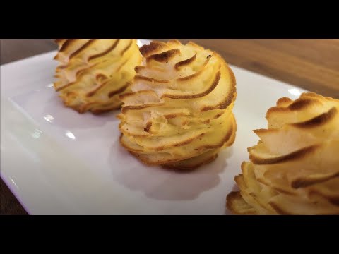 Cheesy Potato Swirls in the Wolf Convection Steam Oven