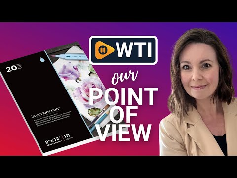 Spectrum Noir Premium Watercolour Pad - WTI product video review