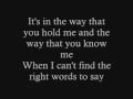 Clay Aiken- The Way lyrics