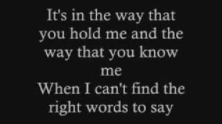 Clay Aiken- The Way lyrics