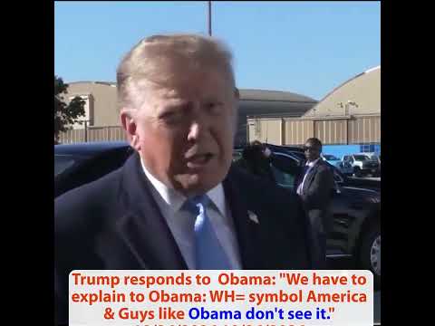 Trump Fires Back at Obama's 'Cheesecake Factory' Jab: 'Guys Like Obama Don't See It'