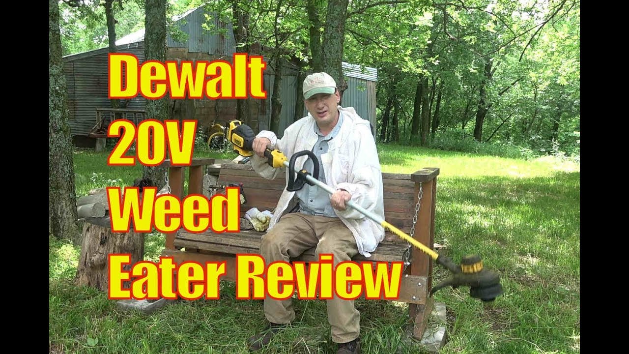 Dewalt 20V MAX Weed Eater Review:  Lithium Battery Powered String Trimmer #dewalt