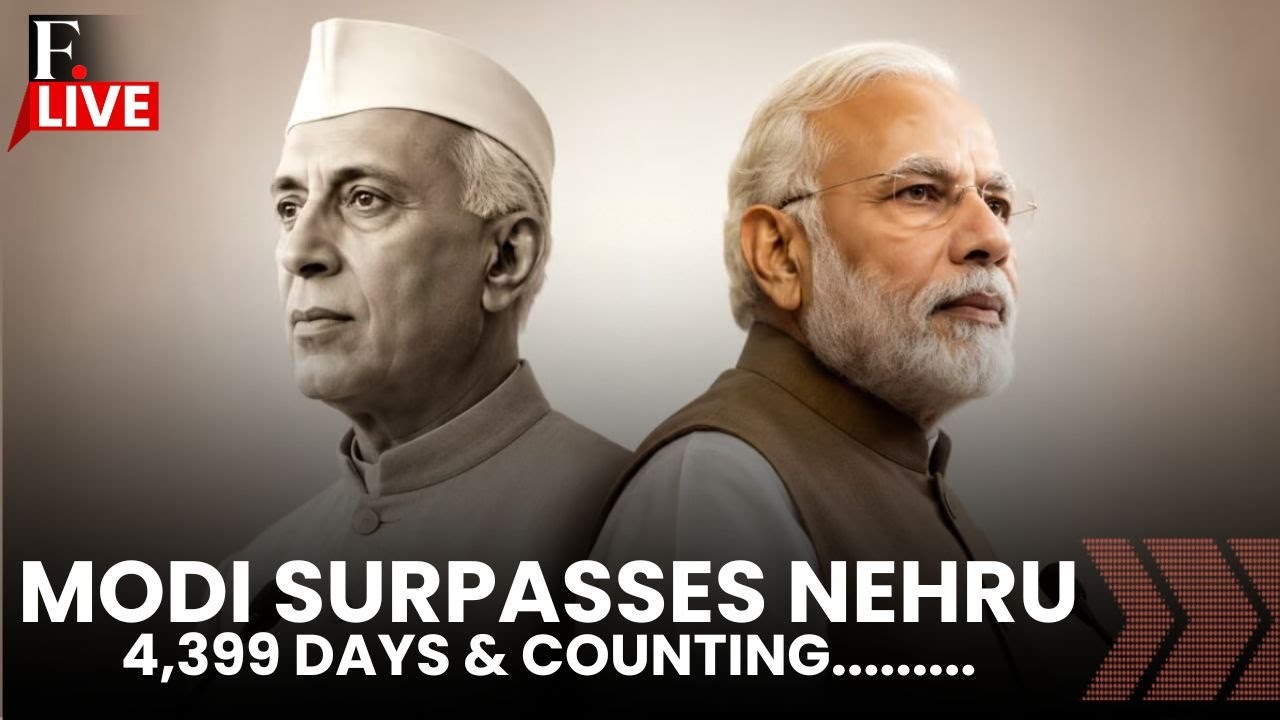 PM Modi Becomes India's Longest-Serving Elected Leader Overtaking Nehru | LIVE