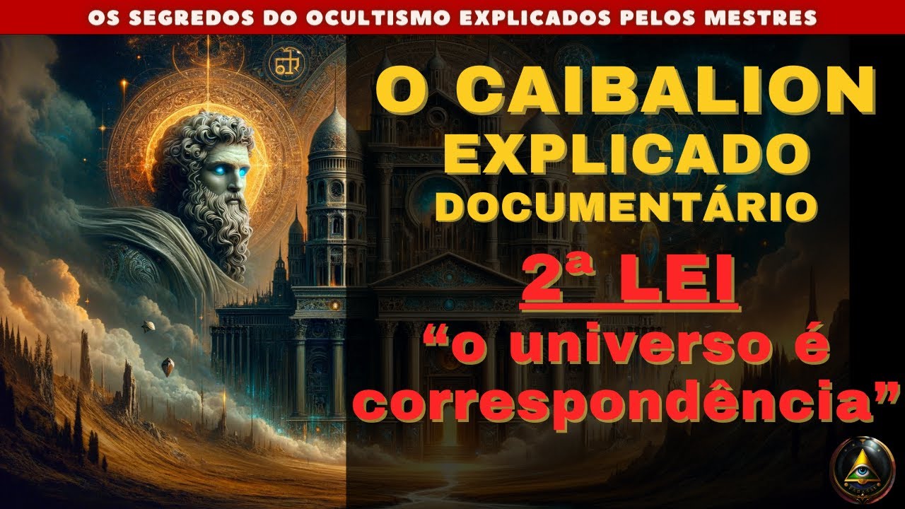 DOCUMENTÁRIO - 2ª LEI CAIBALION, ALQUIMIA PRÁTICA, OCULTISMO  7 LEIS HERMÉTICAS - SINCRONICIDADE