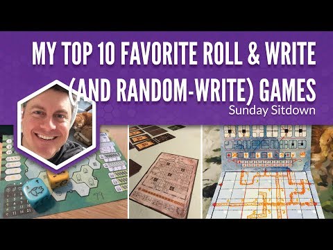 Jamey Stegmaier's top 10 Roll & Write games