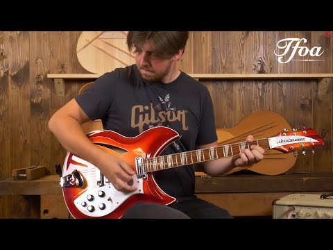 Rickenbacker 381/V69 2019 - Fireglo with Mastery Bridge image 26