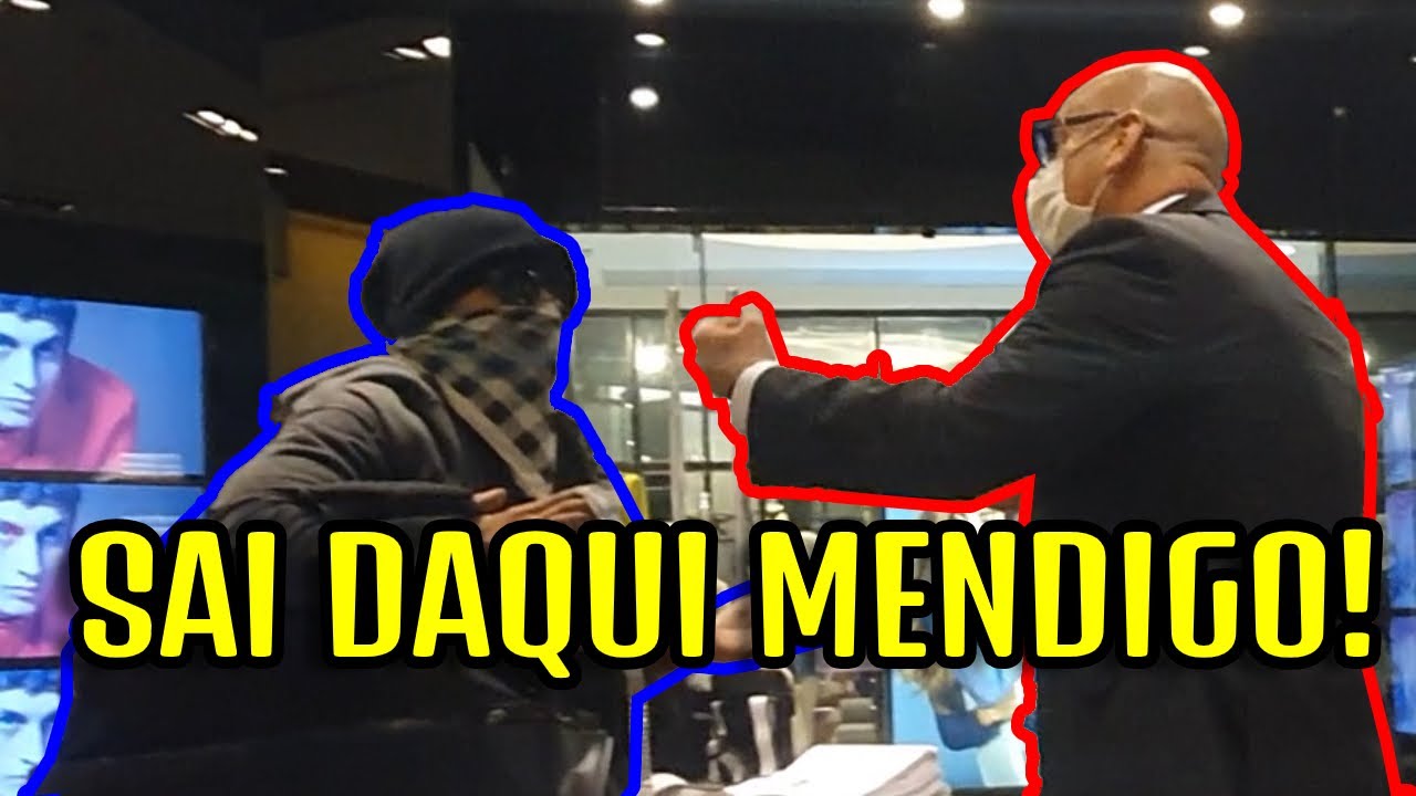 ME VESTI DE MENDIGO E FUI ESCULACHADO NO SHOPPING LEBLON!