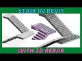 Revit Structure 3D Rebar Reinforcement In Stairs